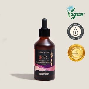 Mary & May Vegan Idebenone Blackberry Complex Serum, Seoul Edition, 80mL (NIB)